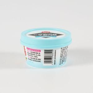 Iml Round Plastic PP Mini Packaging Container with Lid for Jelly Pudding Ice Cream Yogurt Butter