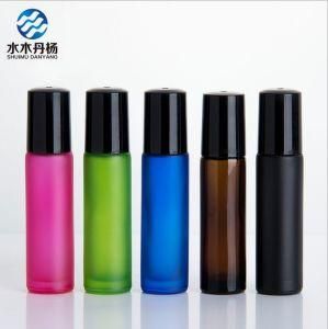 10ml Colored Roll on Perfume Bottle with Black Cap