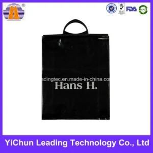 Custom Reclosable Plastic Handle Garment Packaging Bag