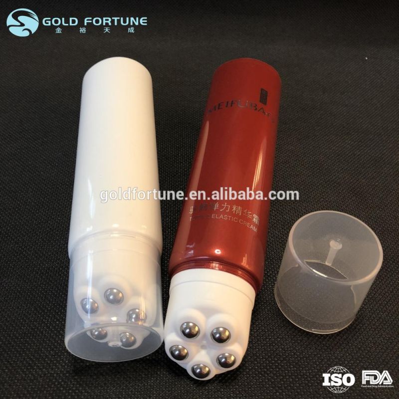 Customized Stainless Steel Roller Ball Applicator Cosmetic Tube for Body Massage