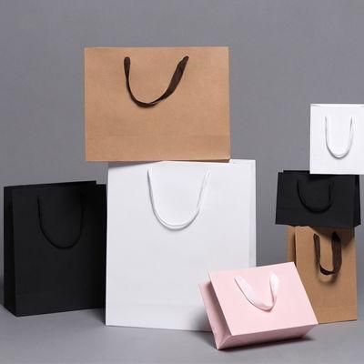 Eco Friendly Custom Logo Printed Paper Shopping Bag for Gift Packaging