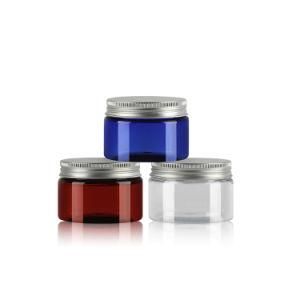 50g 80g 100g 200g Makeup Packaging Container Cosmetic Packaging Blue Amber Clear Pet Plastic Jar