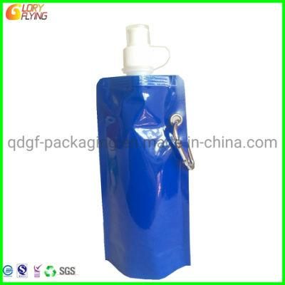 415ml Spout Pouch Stand up for Cleaning Water, Transparent Material Plastic Food Packaging Bag