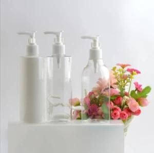 300ml Pet Plastic Flat Shoulder Shower Gel Lotion Pump Shampoo Bottle