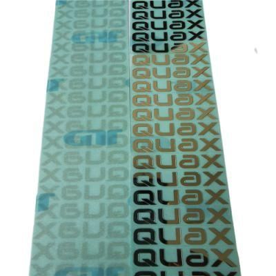 Permanent Custom Adhesive Thin Metal Electroform Nickel Sticker Label Logo Brand