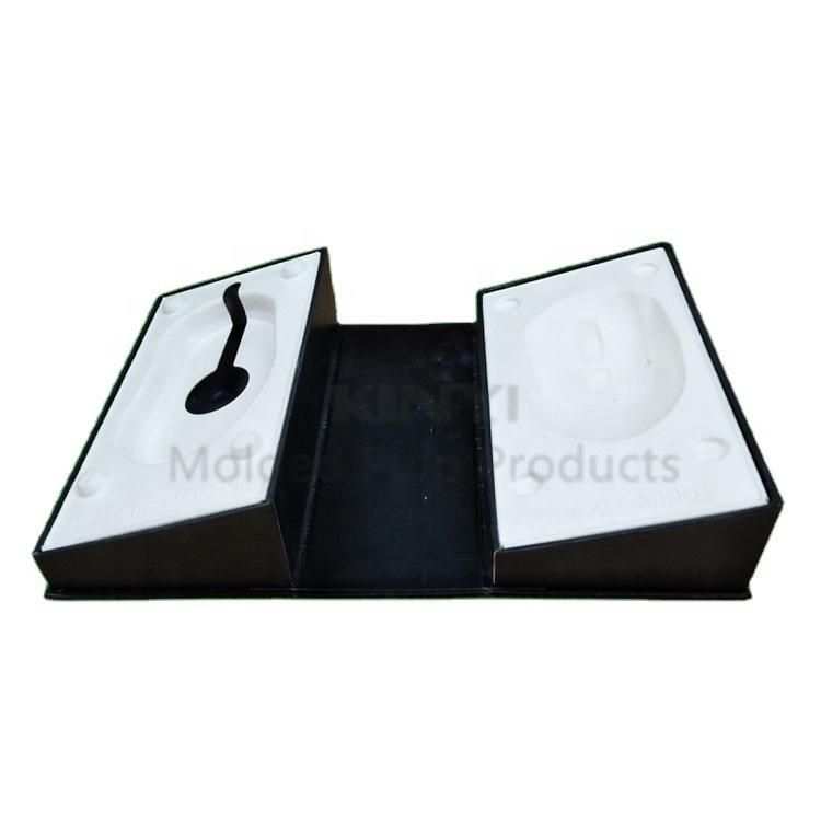 Molded Fiber Pulp Electronics Packaging Tray Inserts with Box