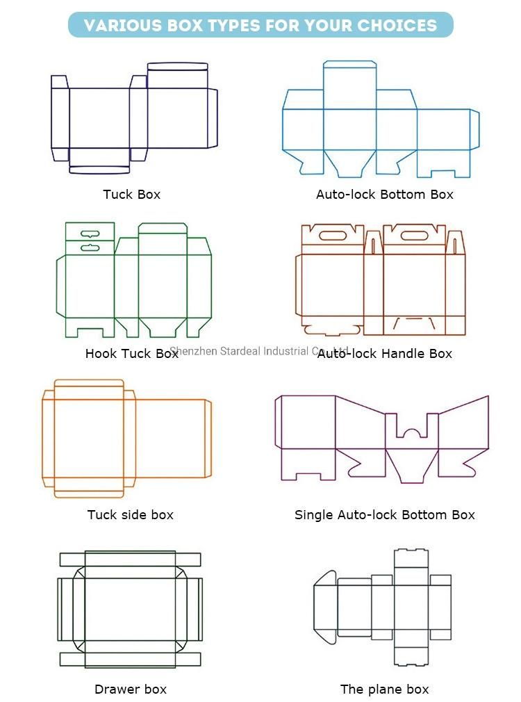 Custom Logo Cheap Transparent Display Folding Box