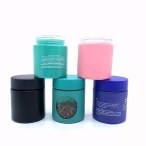 Custom Color Hemp Jars Airtight Cosmetic Weed Jar Child Resistant