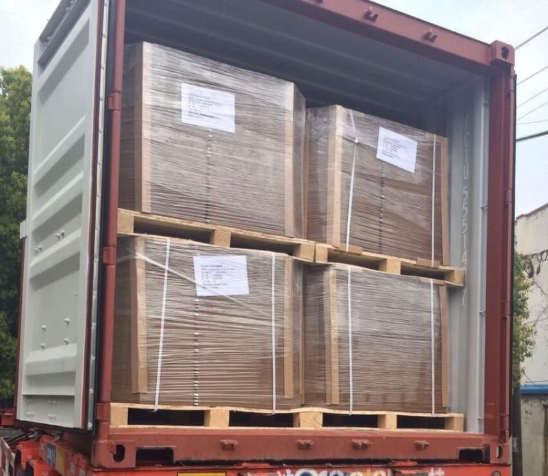 Paper Slip Sheets in Pallet for Container Transport