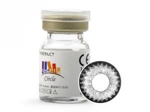 7ml Clear Contact Lenses Glass Vials