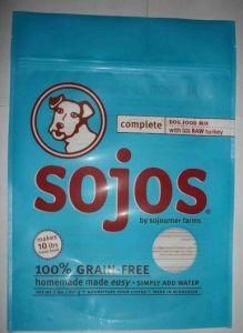 Safety Food Grade Biodegradable Pet Food Bag Standing Bag