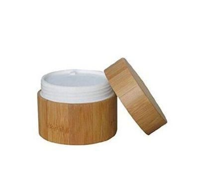 Empty Bamboo Texture Jar for Face/Eye PP Cream Container Ssh-4048
