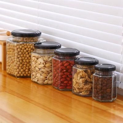 Wholesale Kitchen Use Lead Free Storage Jar Food Glassware for Many Size 100/380/730ml