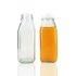 Wholesale Factory Supplier French Square Glass Beverage Juice Milk Bottles 500ml