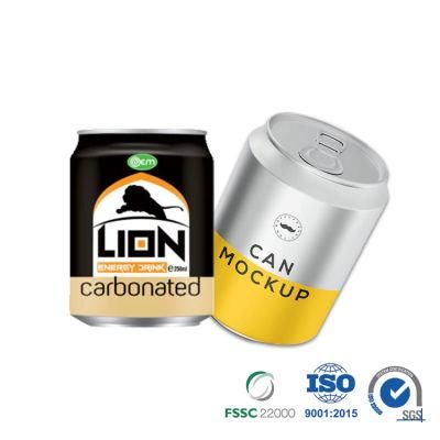 250ml Stubby Food Grade Customized Logo Blank Aluminum Soda Energy Drink Cans