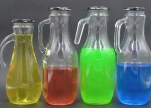 Manufacturer Production 1 1.5 Litres of Glass Bottles Half Handle Handle All Glass Bottles Blueberry Juice Bottle Arbutus Customization