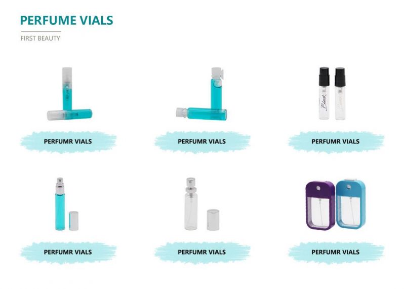 5ml Mini Glass Vials Travel Refillable Perfume Atomizer Pocket Aluminum Perfume Bottle