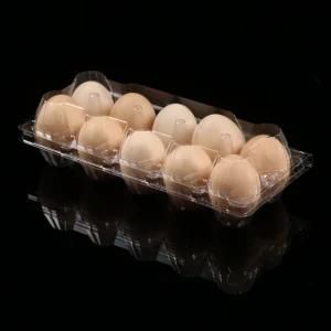 Pet Transparent Egg Packaging 10 Holes Egg Packaging Clamshell