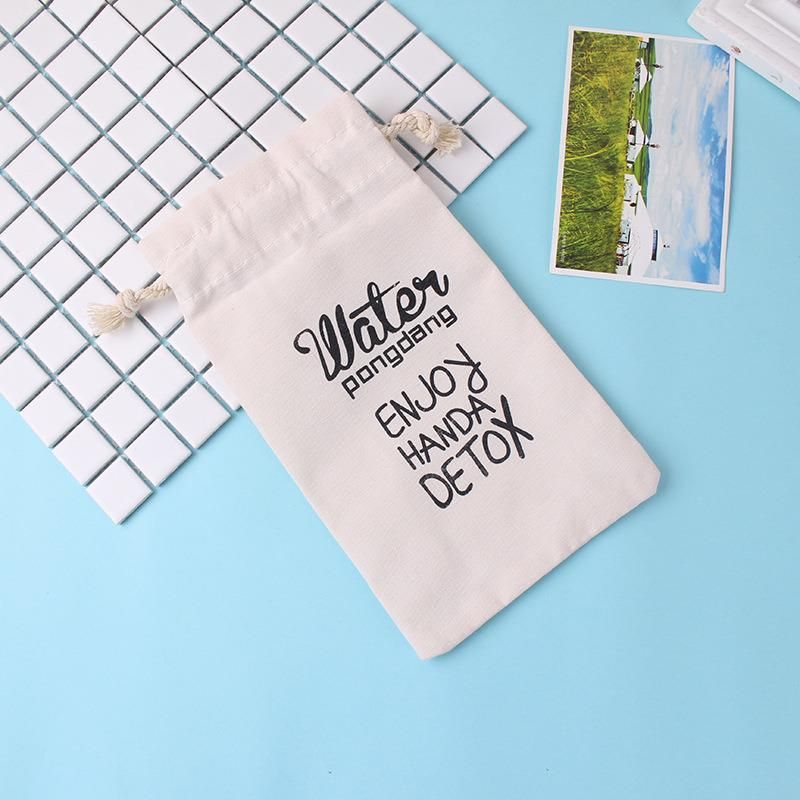 Canvas Coffee Cup Sleeve Bag with Customized Logo