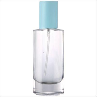 75ml Empty Round Clear Glass Spray Perfume Bottle Cosmetic Glass Bottle with Spray Makeup Setting Spray Packaging