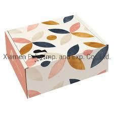 Luxury Custom Flower Fancy Wholesale Cosmetic Packaging Courier Shipping Box