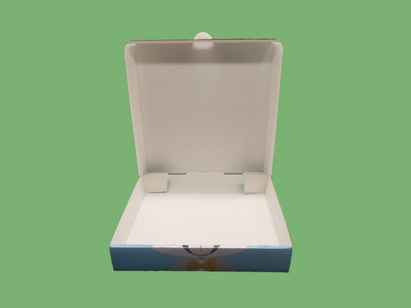 Quick Delivery Pizza Box with Handle Corrugated Cardboard Box Package