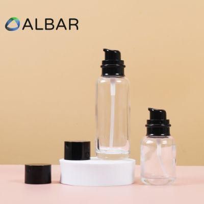 Customize Cosmetic Set Glass Bottles for Lotion Eye Serum Cream Jars with Lids