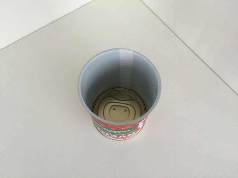 7100# Easy Open Empty Tin Can for 400g Tomato Paste