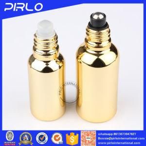 Glass Essential Oil Roll on Bottle with Roller and Plastic Screw Cap