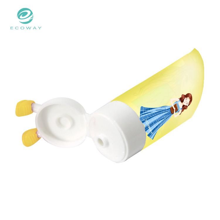 40ml Wholesale Offset Printing Process with Small Foot Flap Hand Cream Tube