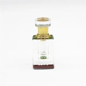High Quality Arabian Attar Oud Essencial Oil Crystal Bottle with Glass Stick