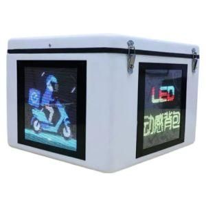 Delivery Boxes for Scooters with LED Light LED Takeaway Box