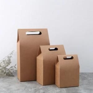 Kraft Paper Roof Packaging Box Can Be Printed Logo Custom Box