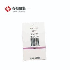 Size Swing Tag, Barcode Hangtag