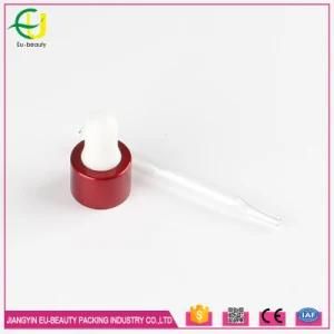 18/410 Red Aluminum Dropper with Silicone Teat