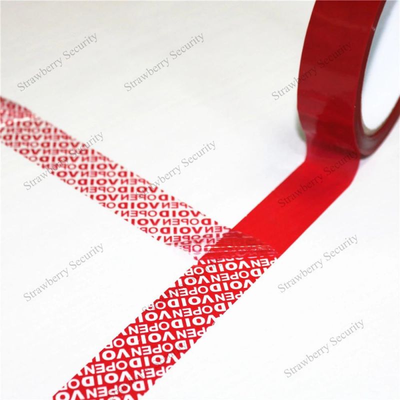 Customized Logo Adhesive Tape Security / Void Label / Security Void Tape