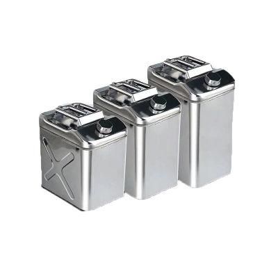 Portable Aluminum Oil Drums Supply Aluminum Gasoline Drums Thickened Iron Steel Jerry Can