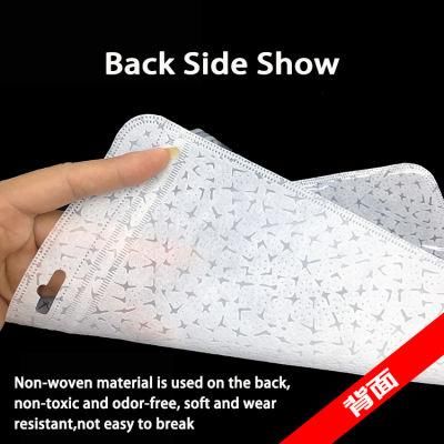 Non Woven Zipper Bag White Zip Lock Pouch Plastic Bags