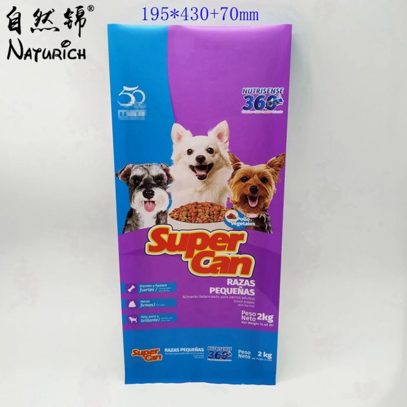 2kg 4kg Dog Food Packaging Bag Pet Food Plastic Bag