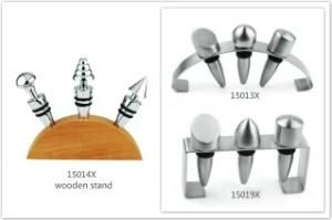 Stainless Steel Wine Stopper Set for Hotel Restaurant and Bar