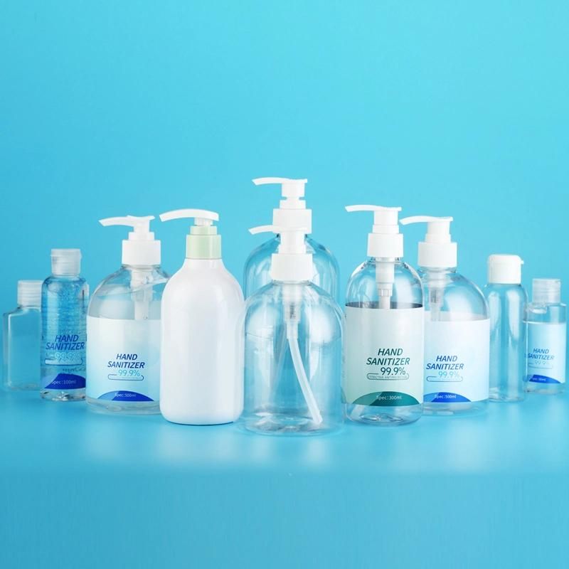 500ml Empty Plastic Cosmetic Hand Sanitizer Pet Bottle with Pump (B001-1)