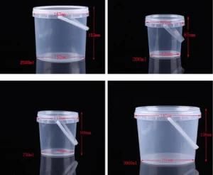 High Quality Cheep Wholesale Plastic Packaging Bucket PP 100oz Food Packaging Pail with Airtight Lid