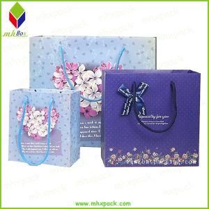 Customized Promotional White Cardboard Paper Shopping Bag