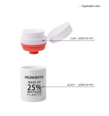 50ml Eco Friendly Injected Color Plastic PP PCR Bottle