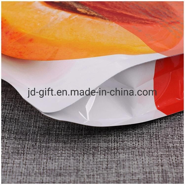 Resealable Eco Friendly Kraft Paper Stand up Zipper Pouch Bags for Peanuts Nuts Seeds Organic Food Packaging
