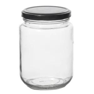 Compact and Portable Empty Clear Round Affordable Glass Food Jar 100ml 250ml 500ml