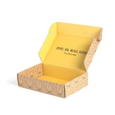 Wholesale Custom Printed 3-Ply Corrugated Cardboard Mail Kraft Paper Box Express Delivery Shipping Packaging for Clothes