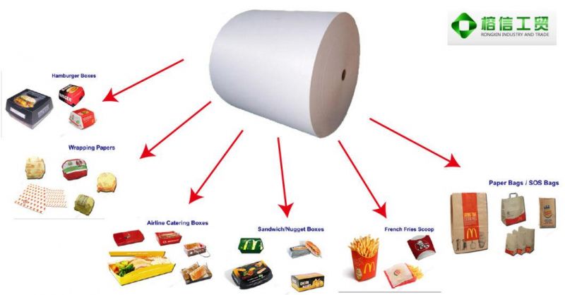 Doubel Sides PE Coated Paper for Airline Catering Box