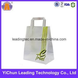 Customized Printed Gift Shopping Stand up Plastic Handle Bag