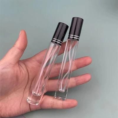 10ml Glass Fine Mist Spray Bottle Empty Cosmetic Jars DIY Vial Essential Oil Perfume Sample Sprayer Atomizer with Black Cap